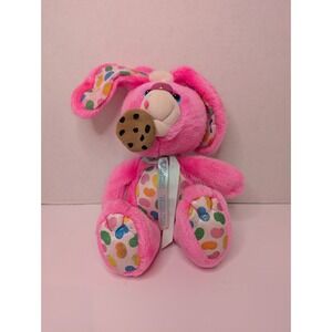 Vintage 1989 Yum Yum Pink Bunny Plush Cookie Candy Hearts Valentine Stuffed